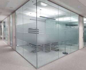 Glass Office partitions Melbourne