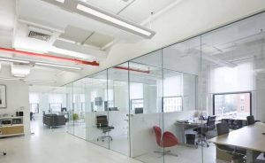 Glass aluminum partitions Melbourne