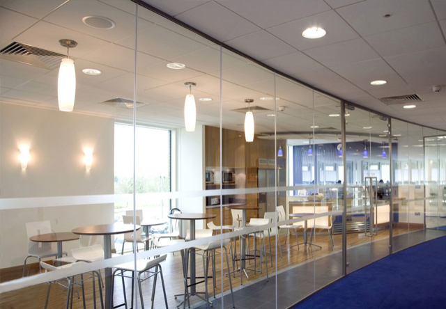 Glass aluminum partitions Melbourne